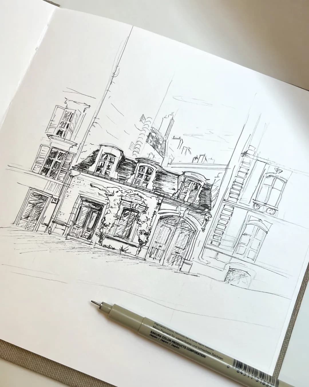 Croquis d’architecture du projet